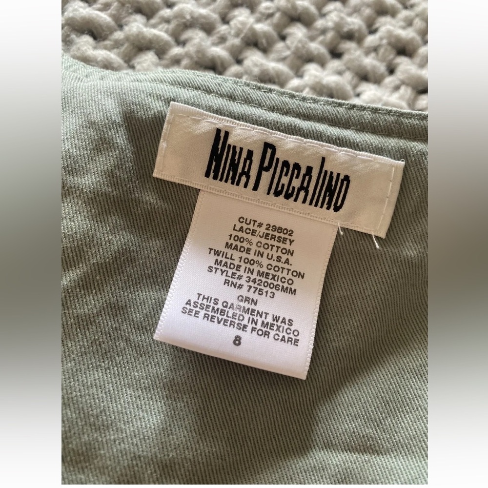 NINA PICCALINO 90s dress size 8